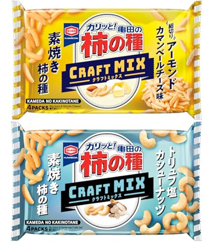 Amazon.co.jp: 亀田 亀田の柿の種 辛旨ガーリック 40g ×12袋 ※賞味期限